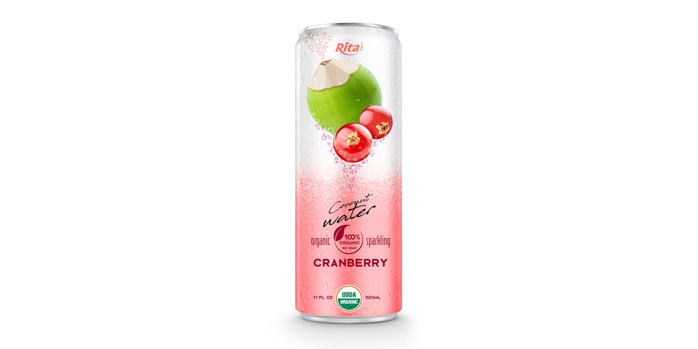 Coco Organic Sparkling 320ml Tin can